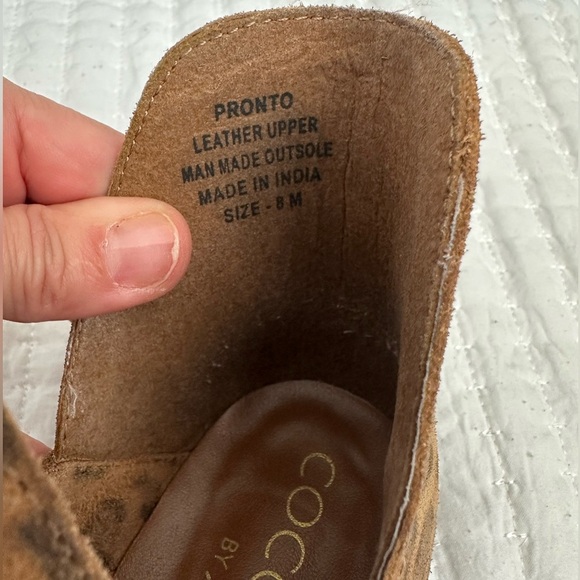 Anthro Matisse Pronto Side Cut Suede Panther Ankle Boot Sz 8 - Picture 6 of 7